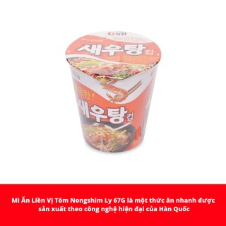Mì Ăn Liền Nongshim Vị Tôm Ly 67g