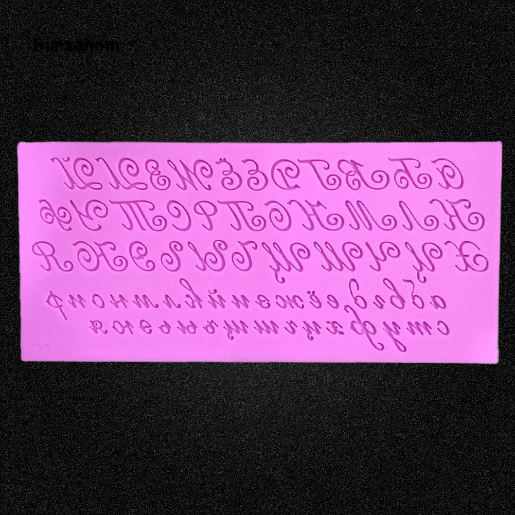 Khuôn làm bánh kẹo fondant hình chữ cái đẹp mắt