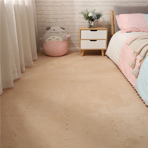 Thảm lông xốp lót sàn phòng ngủ phòng khách, có thể cắt ghép giặt nối có thể tùy chỉnh kích thước