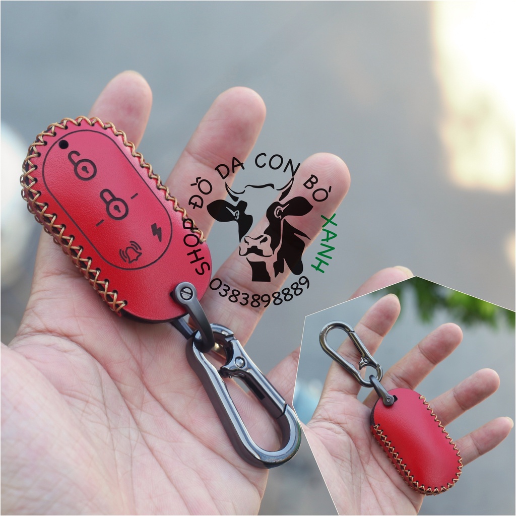Bao da chìa khoá Xe điện YADEA, Yadea M6i handmade da thật