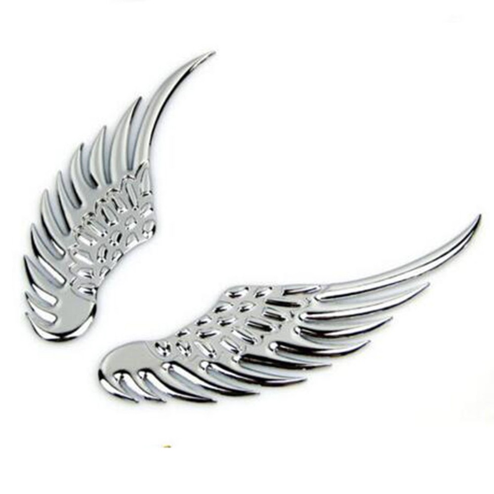 Decal dán trang trí hình đôi cánh 3D cho xe hơi