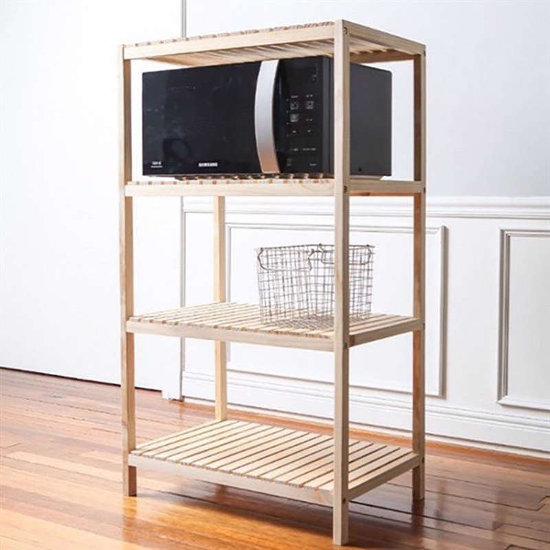 Kệ gỗ để đồ 4 tầng đa năng Tâm House KT04