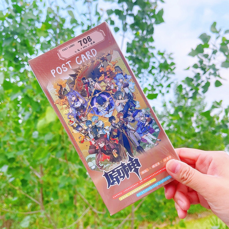 Postcard gensahin impact (bộ 30 tấm siêu to đẹp)