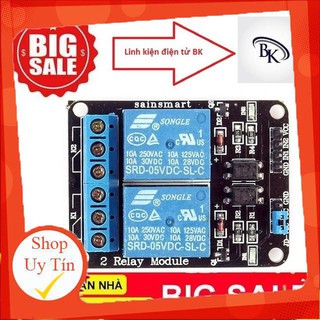 Module 2 Relay Với Opto Cách Ly 5VDC - relay opto relay 5v Linhkiendientubk