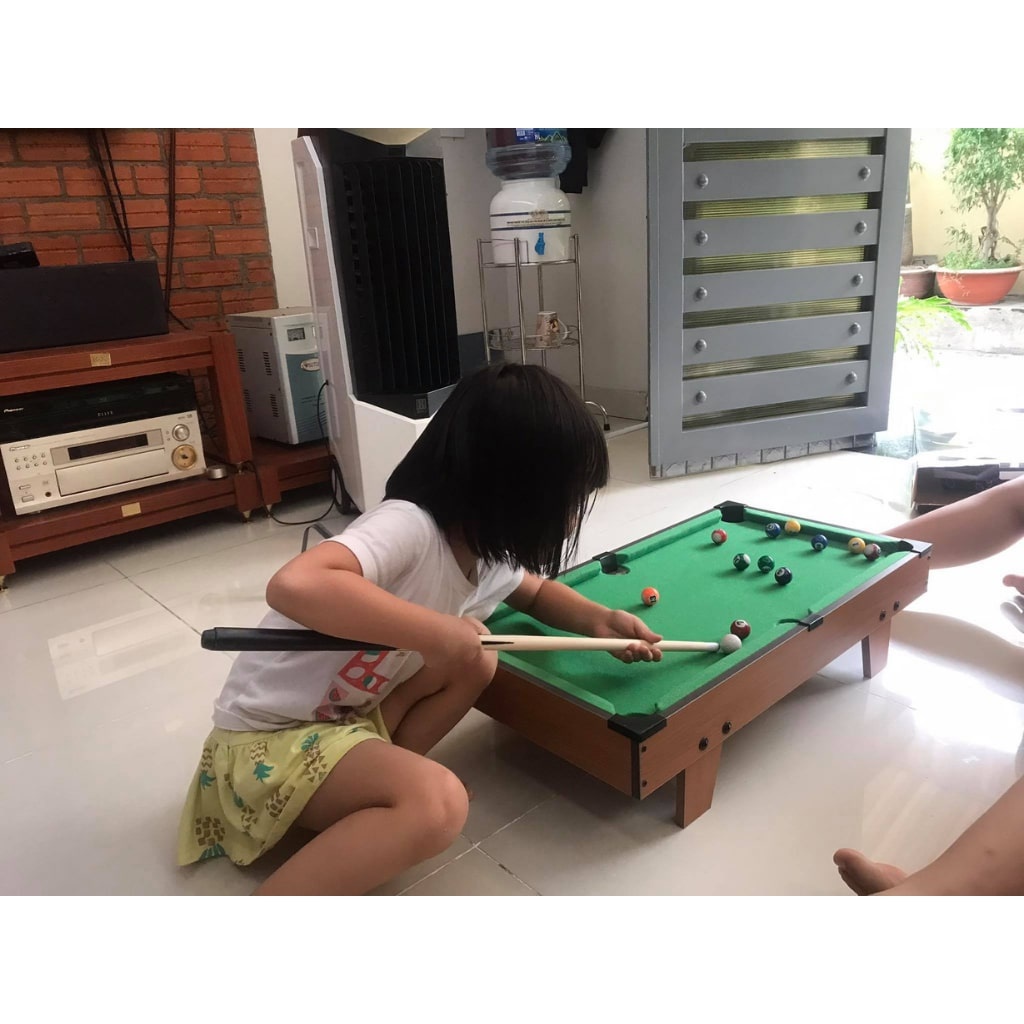 Bàn Bi A Mini Gỗ Cỡ Lớn Nhất 69*36 cm, BH 12 tháng, Nỉ Cao Cấp, Bàn Bida Trẻ Em, Bida Lỗ Đầy Đủ Phụ Kiện