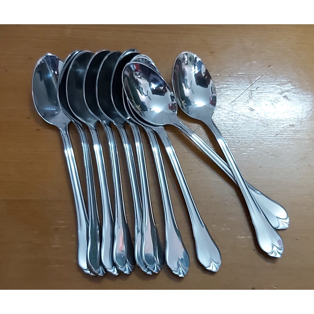 Set 10 thìa, dĩa inox