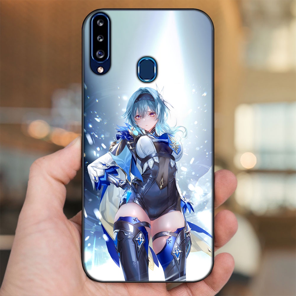 Ốp lưng Samsung A20S viền đen in hình Eula Genshin Impact
