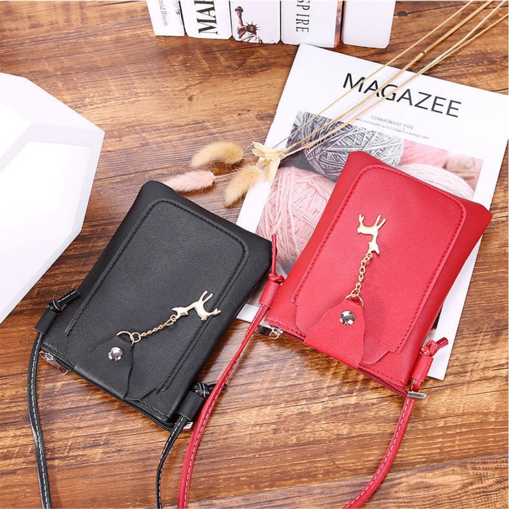 Túi Đéo Chéo Mini Nữ, Túi Điện Thoại Con Hươu Hottrend Hàn Quốc KA02