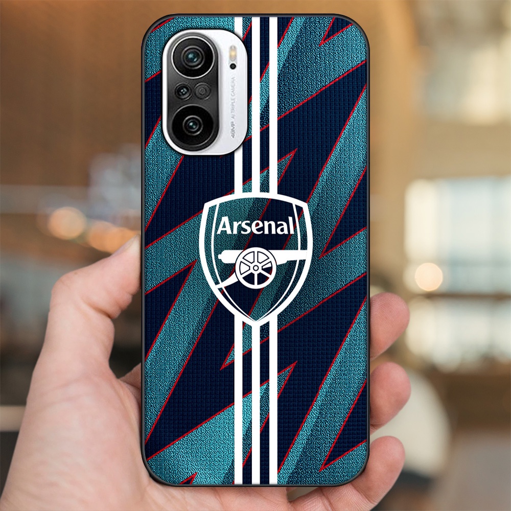 Ốp lưng Xiaomi K40 viền đen in hình Arsenal FC