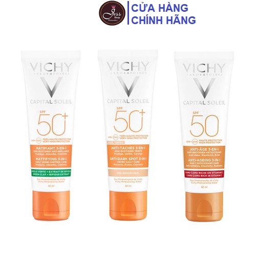 Kem Chống Nắng Vichy Capital Soleil SPF 50+ 50ml