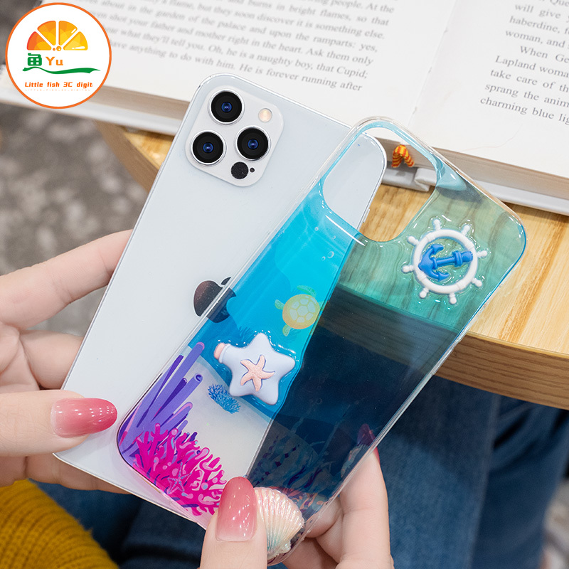 Ốp Lưng Họa Tiết Đại Dương Cho Iphone 12 Pro Max 11 Pro Max I7 Se2020 Xr 7plus 8plus Vỏ iPhone | BigBuy360 - bigbuy360.vn