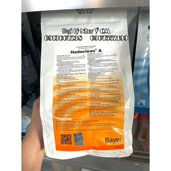 Trị ký sinh Hadaclean A Bayer - 1kg