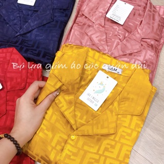 Bộ lụa gấm cộc tay