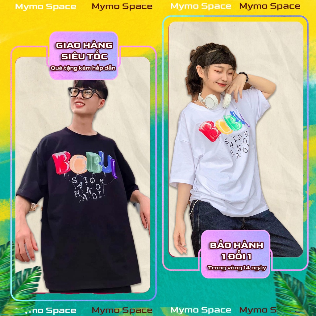 Áo Thun BOBUI BÓNG BAY BALLOONS FULLTAG | Áo Thun COTTON 100% | CHUẨN CAO CẤP 1:1 LOCAL BRAND