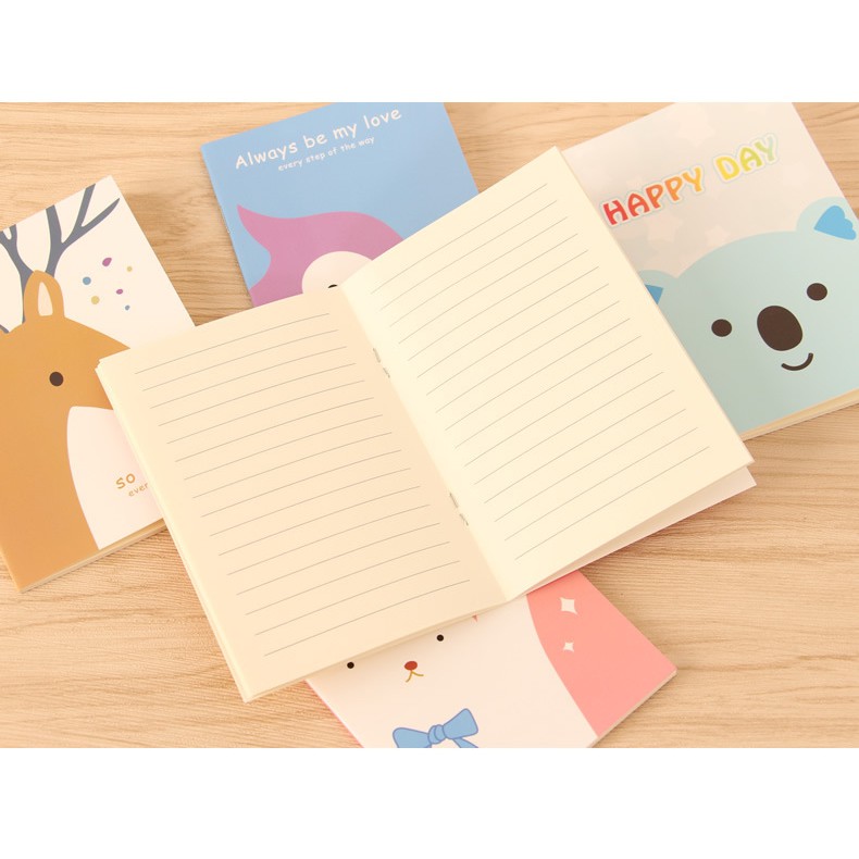 Sổ Mini Cầm Tay Hoạt Hình Quà Tặng Giáng Sinh Noel