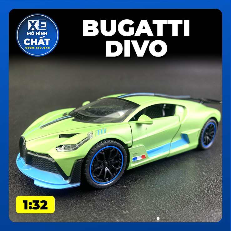 Xe Mô Hình Tĩnh Bằng Kim Loại Bugatti Divo tỷ lệ 1:32