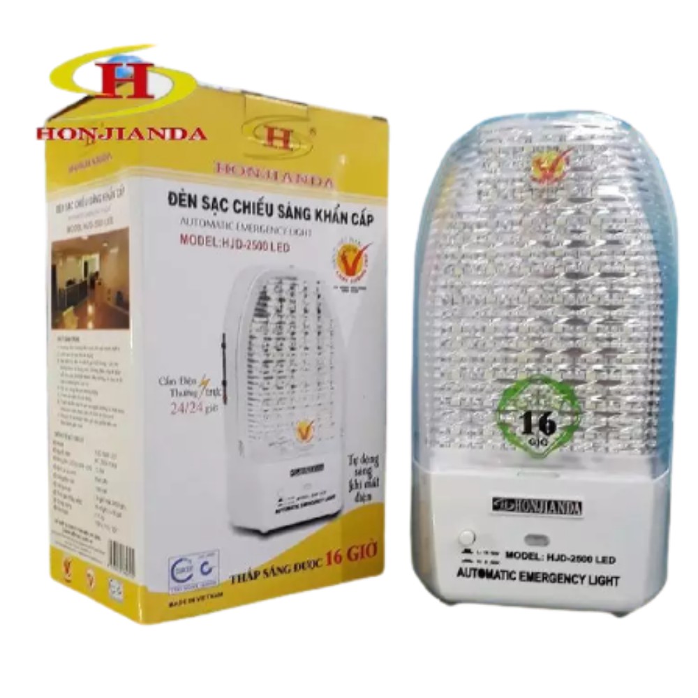 ✨FREESHIP✨ Đèn Sạc Chiếu Sáng Khẩn Cấp Honjianda HJD-2500 Led