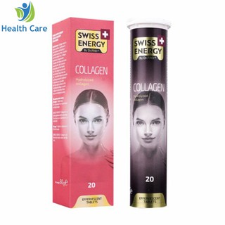 Viên sủi Swiss Energy Collagen tuýp 20 viên