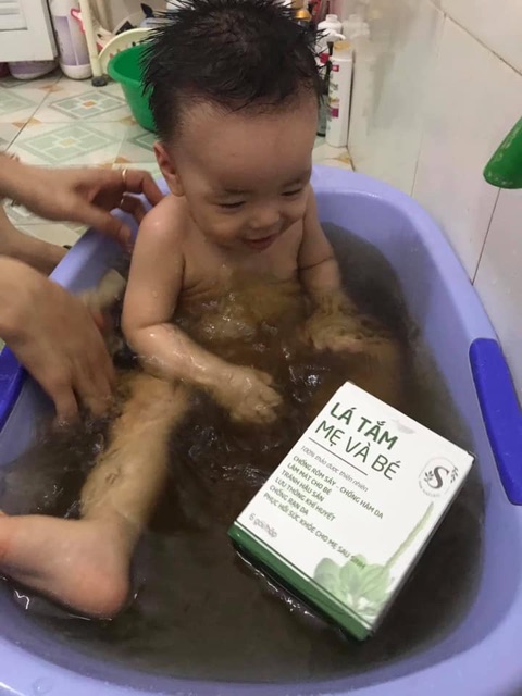 Lá tắm cho mẹ sau sinh và bé Sam Natural