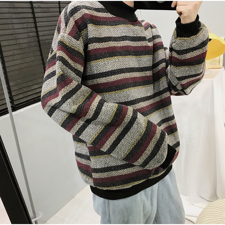 Áo Nỉ Tay Dài Phong Cách Hàn Quốc Thời Trang Nam Nữ