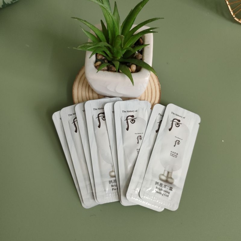 Combo 10 gói tẩy da chết whoo dạng kỳ làm sáng da. Brightening Gel