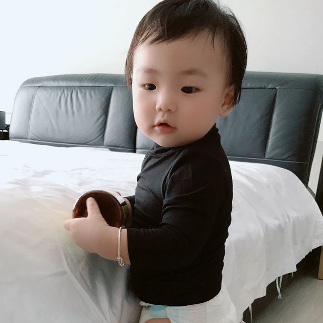 Áo Thun Lạnh Cổ Cao Minky Mom Cho Bé Trai, Bé Gái.