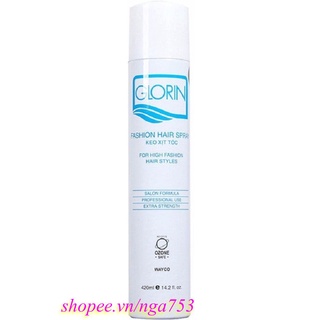 Keo Xịt Tạo Kiểu Tóc 420ml Glorin Chính Hãng, shop 99K Cung Cấp & Bảo Trợ.