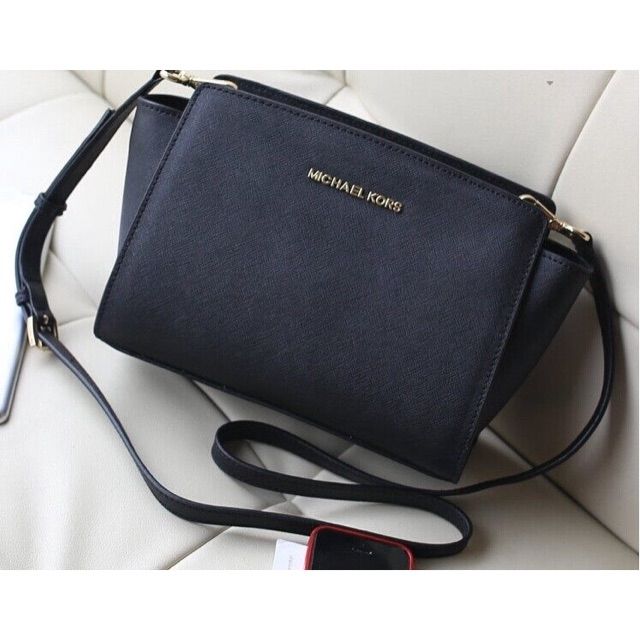 mk locker saffiano sling bag