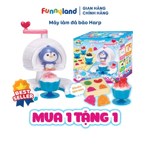 Đồ chơi máy làm đá bào Harp kèm khuôn làm topping