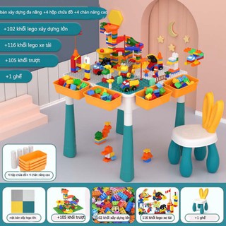 Bàn xếp lego đa năng cho bé