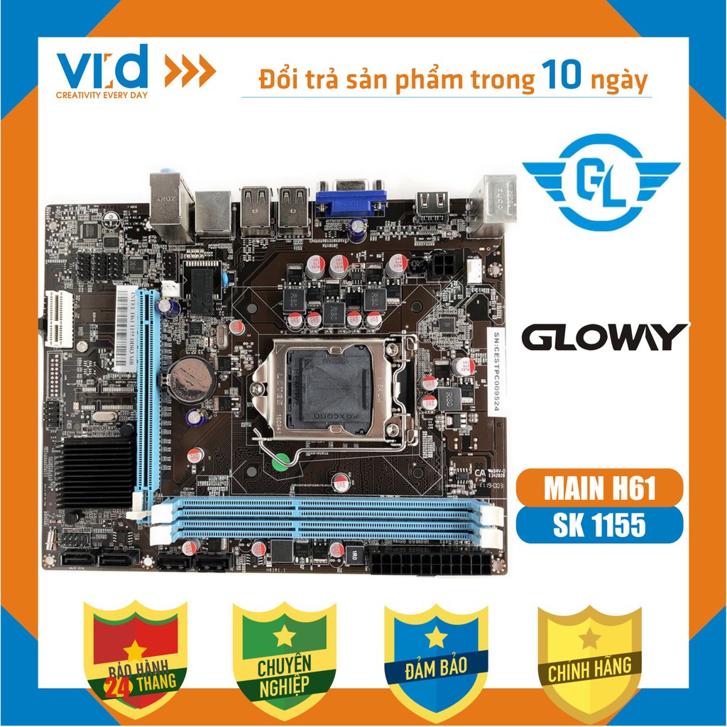 Bo mạch chủ Mainboard, Main, Main Gloway, Main MSI, Main Afox, MSI H410M-A PRO, Gloway H61, H81, AFOX H110, H81, H61