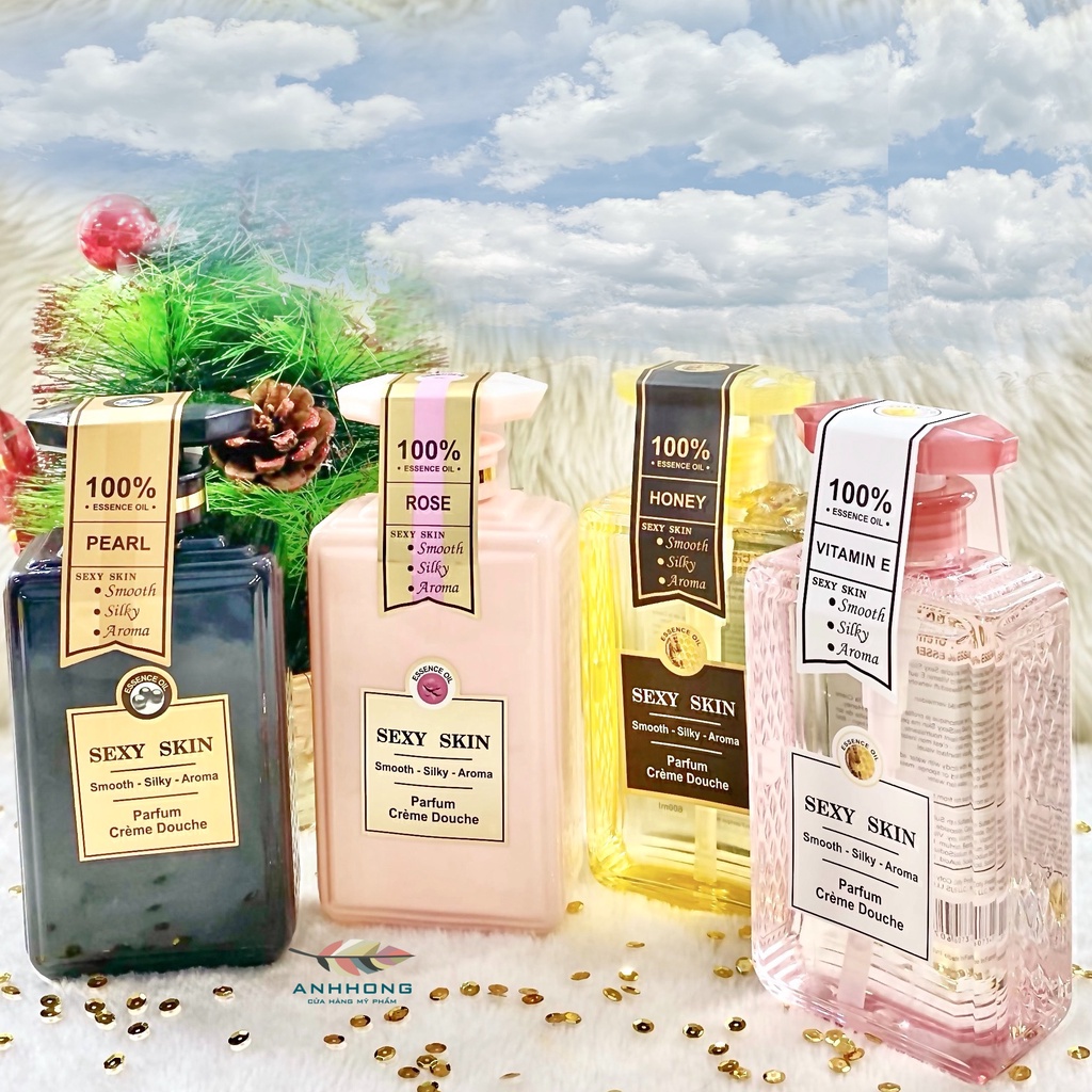 Sữa Tắm Hương Nước hoa Sexy Skin 100% Essence Oil 600ml Thái Lan