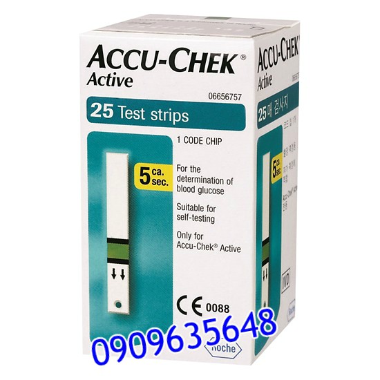 Que thử đường huyết Accu-Chek Active 25