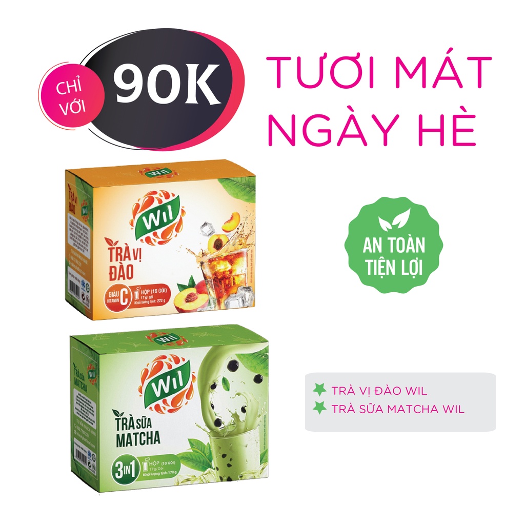 B - Combo Trà 90K - TƯƠI MÁT NGÀY HÈ