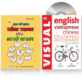 Sách - Combo: Học từ vựng tiếng Trung bằng sơ đồ tư duy + Từ điển hình ảnh Tam Ngữ