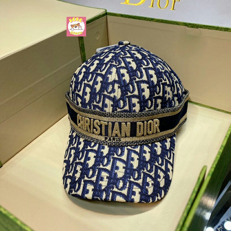 Mũ lưỡi trai Di..or Quảng Châu vải thêu 3D cao cấp