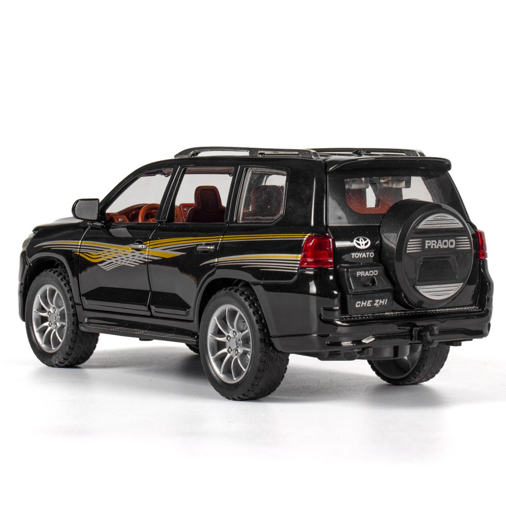 Xe Mô Hình Toyota Land Cruiser PRADO 1:24 hãng CHEZHI, Chất Liệu Hợp Kim, Có Đèn Và Âm Thanh