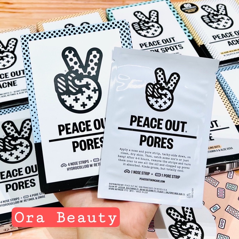 Miếng dán mũi Peace Out Oil-Absorbing Pore Treatment Strips
