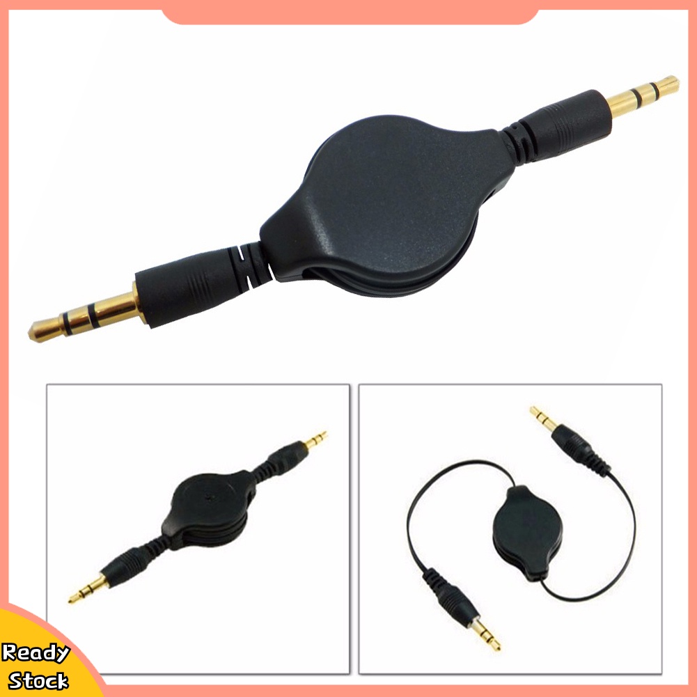 Dây cáp âm thanh nối dài hai đầu cắm 3.5mm cho loa điện thoại xe hơi