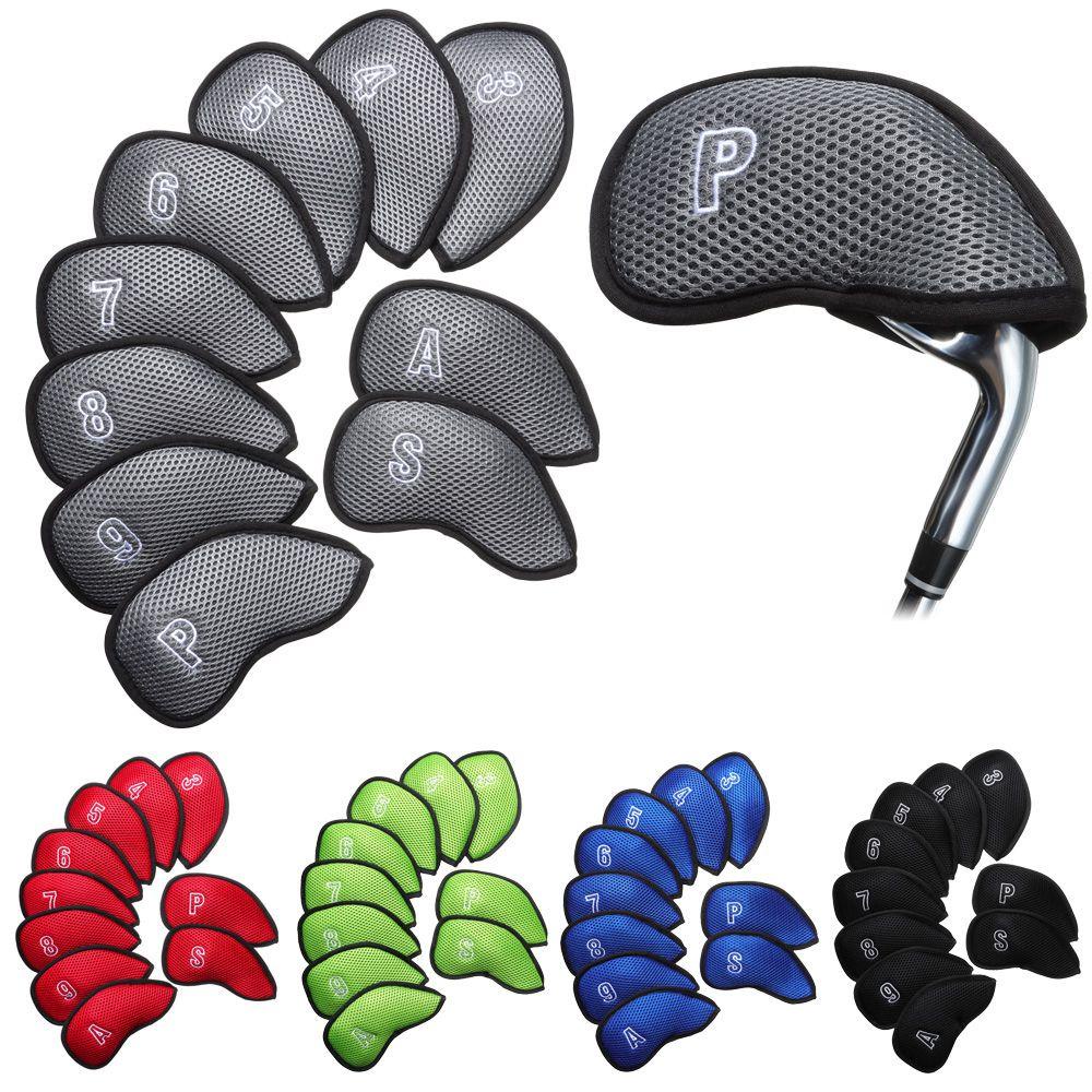 LANSEL Set 10 Vỏ Bọc Đầu Gậy Đánh Golf Bằng Sắt