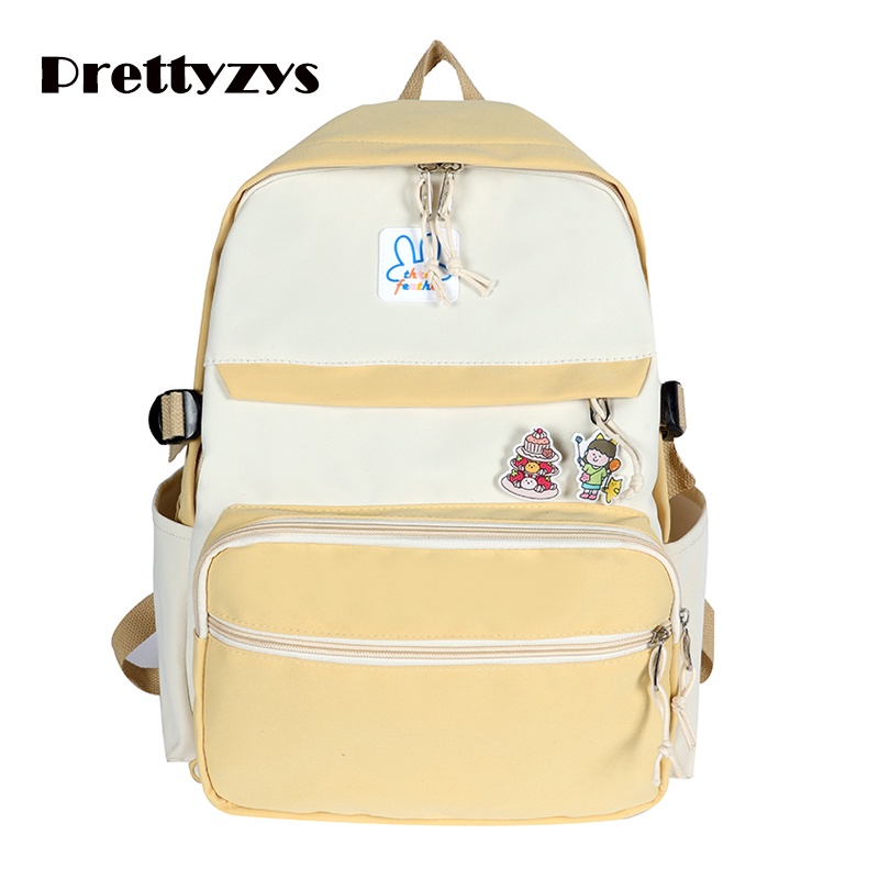 Ba Lô Đi Học Prettyzys 14 Inch Phong Cách Hàn Quốc Thời Trang 2021 Cho Nữ