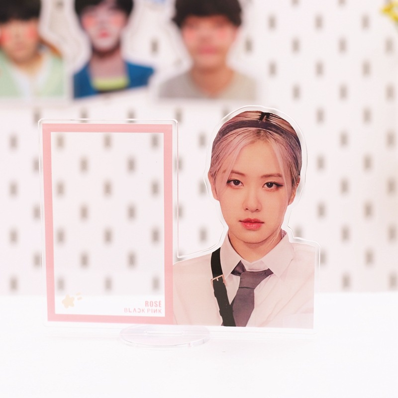 Khung ảnh hình nhóm nhạc BLACKPINK Jisoo Jennie Lisa Rose bằng bằng acrylic