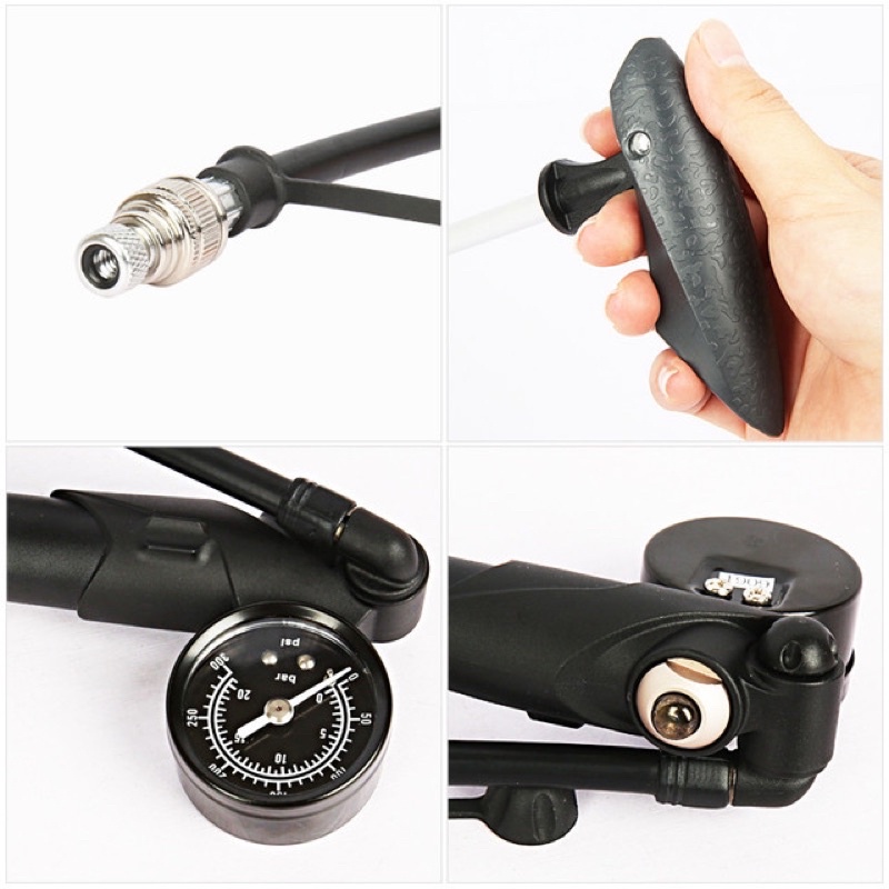 Bơm Phuộc và Bơm lốp xe đạp Giyo GS41P