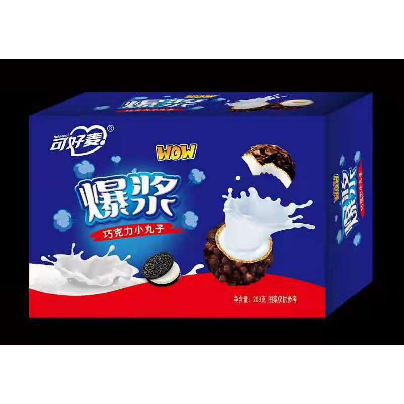 Bánh Oreo Socola Nhân Chảy 3 Lớp Siêu Ngon - Hộp [200gr ~ 18 viên]/[300gr ~ 27 viên]/ Xô [118gr ~ 16 viên]/