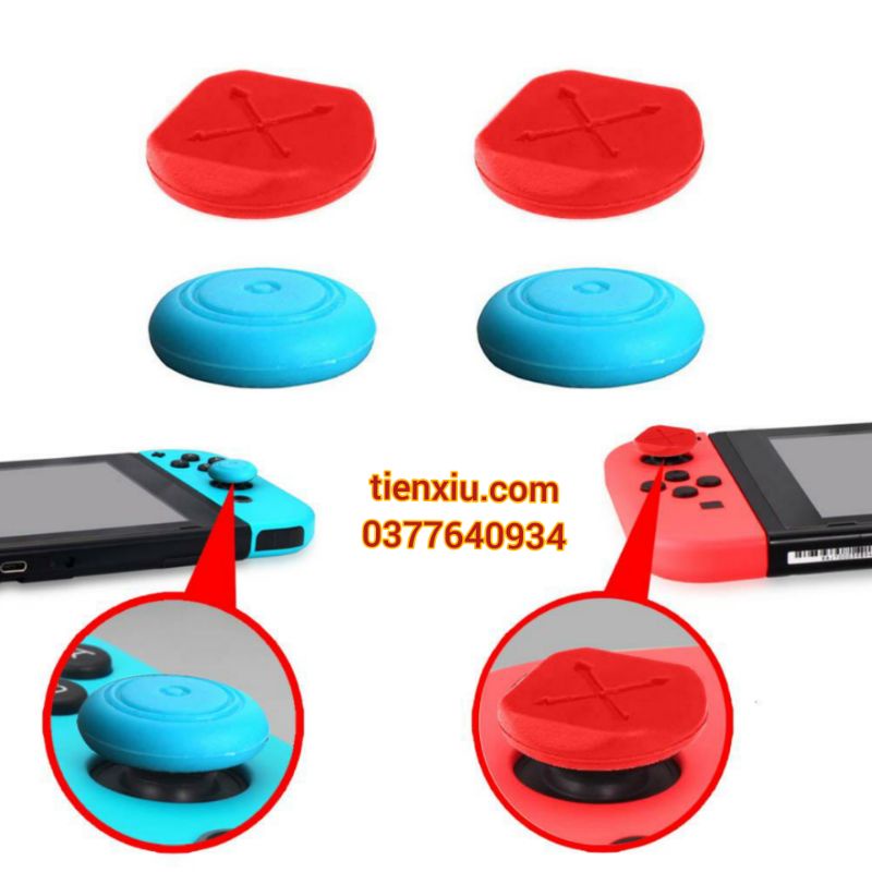 Bộ 8 núm bọc cần Joycon Nintendo Switch Analog chụp cần nintendo switch bộ 8 cái cao.thấp 8 pcs thumbsgrip