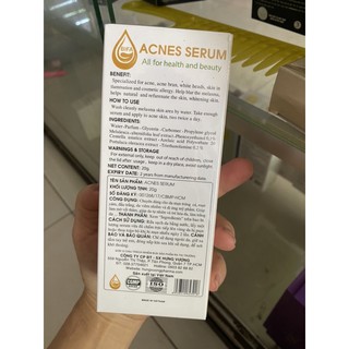 Acnes serum mụn  20ml bifa hưng vượng