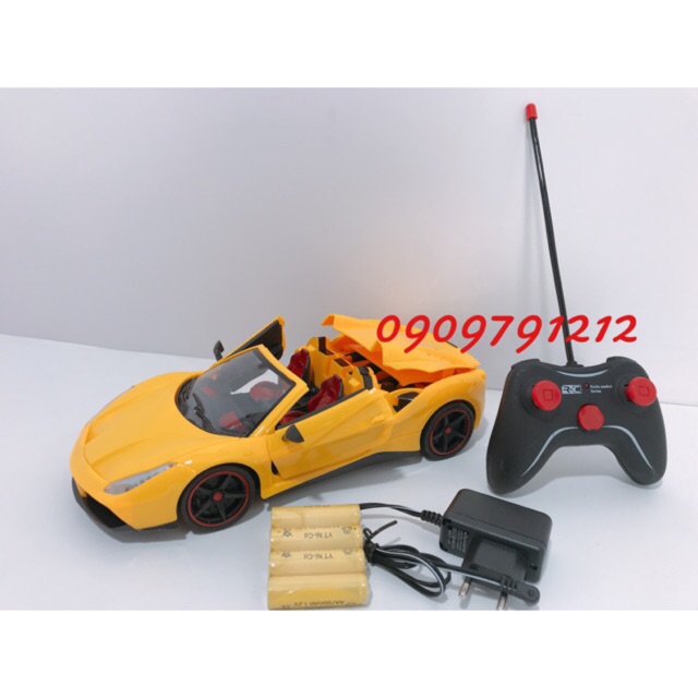 [CÓ VIDEO] XE ĐIỀU KHIỂN TỪ XA ,PIN SẠC - LAMBORGHINI, MỞ CỬA, ĐÓNG MUI.