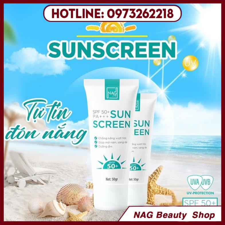 Kem chống nắng SUNSCREEN-Kem chống nắng tốt dùng cho mọi loại da - N.A.G BEAUTY