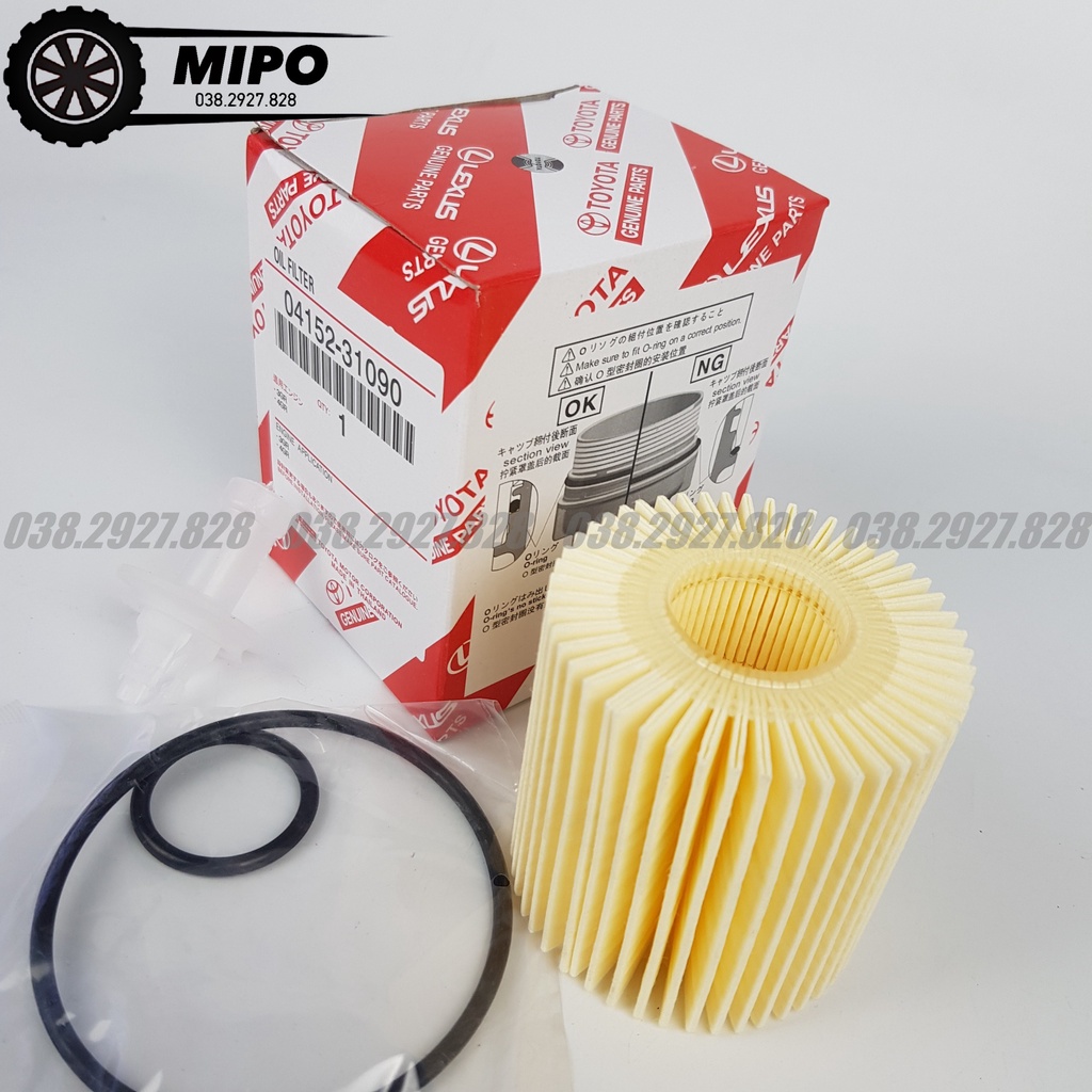Lọc nhớt động cơ xe Camry, Venza, Rav4, Highlander, Avalon Lexus:GS,ES,IS,NX,RX