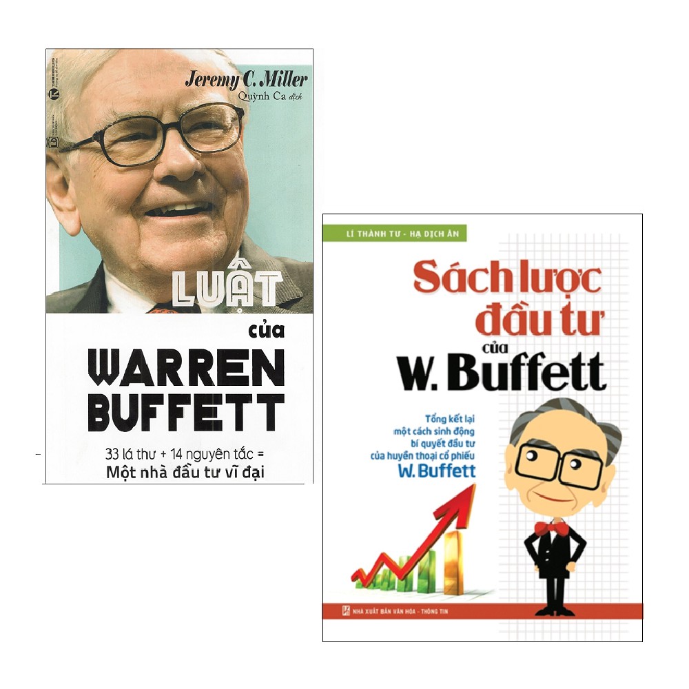 Sách - Combo: Luật Của Warren Buffett + Sách Lược Đầu Tư Của W. Buffett (2 cuốn)